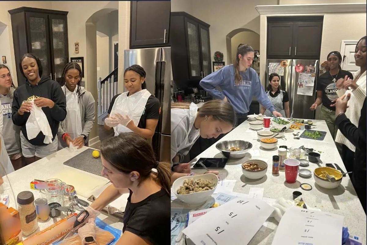 sports nutrition cooking education session